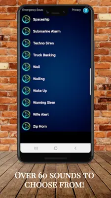 Emergency Sounds android App screenshot 2