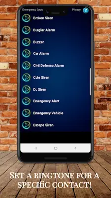 Emergency Sounds android App screenshot 3