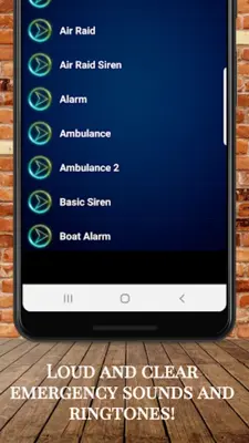 Emergency Sounds android App screenshot 6